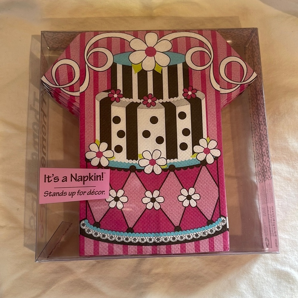 3D stand up party napkins